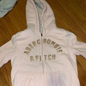 Light pink Abercrombie & Fitch Coat